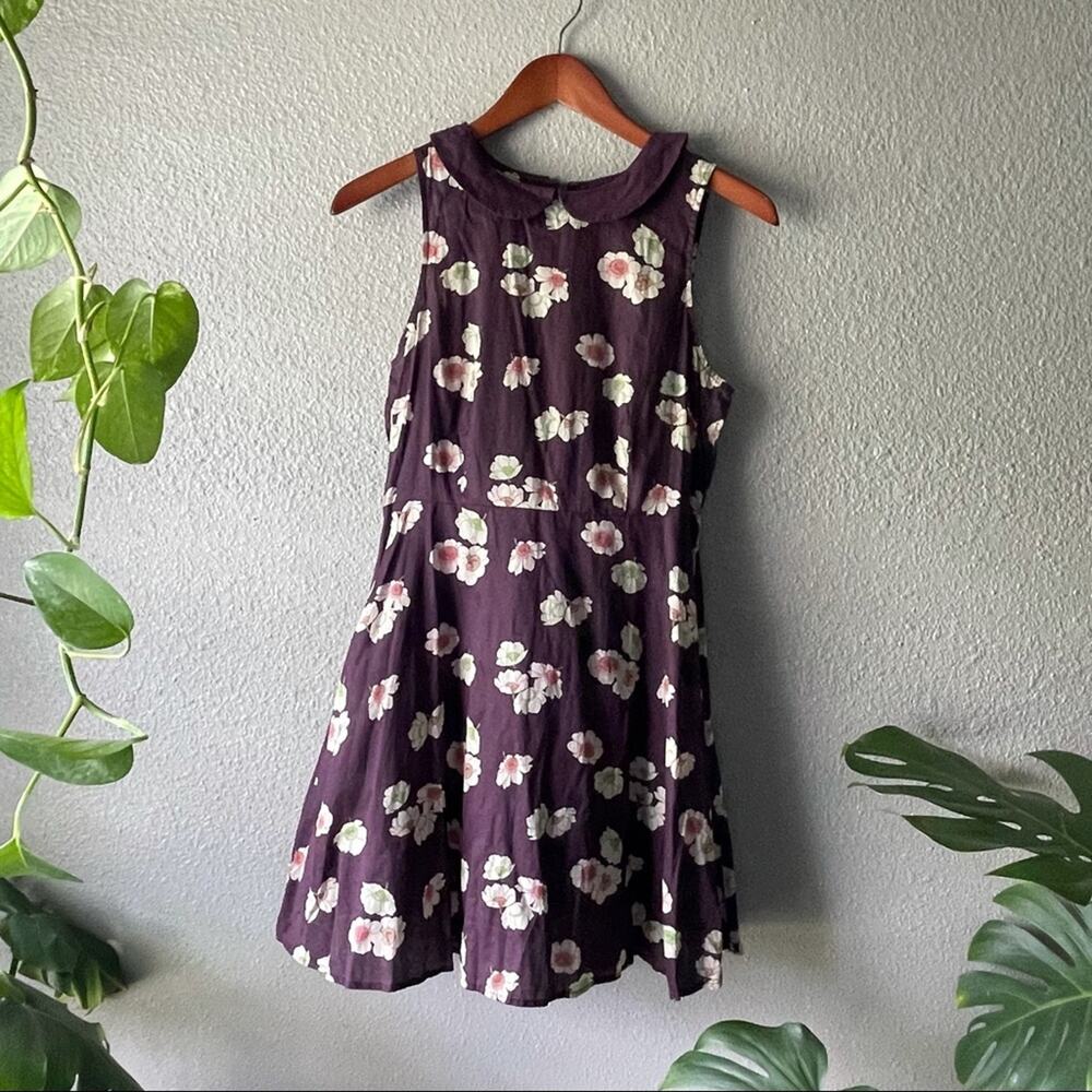 Vintage Levi's Purple Floral Dress